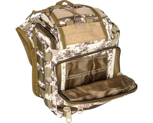 Сумка тактическая через плечо AOKALI Outdoor A25 Sand Pixel