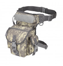 Сумка тактическая на бедро AOKALI Outdoor A90 ACU Digital Sand