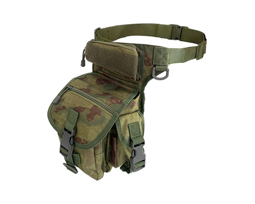 Сумка тактическая на бедро AOKALI Outdoor A90 Camouflage Green