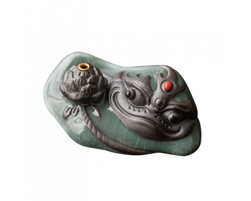 Подставка держатель для благовоний YYPJ006 Жабка керамическая