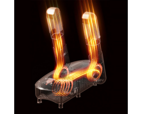 Сушилка для обуви YM-102 компактная антибактериальная и стерилизующая с таймером White