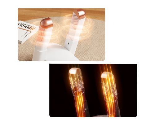 Сушилка для обуви YM-102 компактная антибактериальная и стерилизующая с таймером White