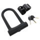 Замок велосипедный West Biking 0705031/0705032 с тросом и ключом
