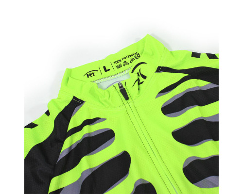 Вело костюм для мужчин KIDITO KM-CT-18 кофта с длинным рукавом штаны Skeleton Green 4XL