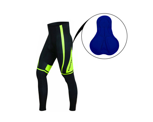 Вело костюм для мужчин KIDITO KM-CT-18 кофта с длинным рукавом штаны Skeleton Green 4XL