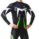 Вело костюм для мужчин X-Тiger XM-CT-013 кофта с длинным рукавом штаны Green S