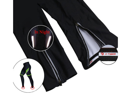 Вело костюм для мужчин X-Тiger XM-CT-013 кофта с длинным рукавом штаны Green XXL