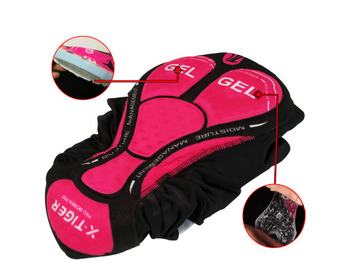 Вело костюм женский X-Тiger XW-CT-154 кофта с длинным рукавом штаны Red XS