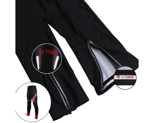 Вело костюм женский X-Тiger XW-CT-155 кофта с длинным рукавом штаны Multicolor Zigzag 3XL