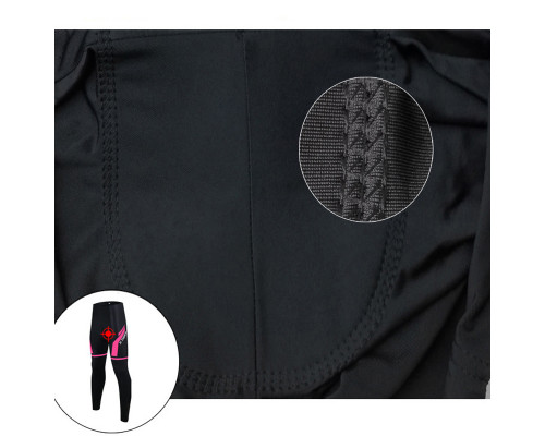 Вело костюм женский X-Тiger XW-CT-155 кофта с длинным рукавом штаны Multicolor Zigzag XL