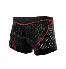 Трусы велосипедные для мужчин X-Тiger XM-DNK-168 с гелевым 5D памперсом Red S