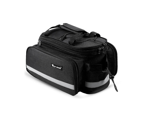 Сумка велосипедная на багажник West Biking 0707209 Black