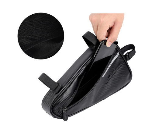 Сумка велосипедная West Biking 0707220 треуголный под раму Black