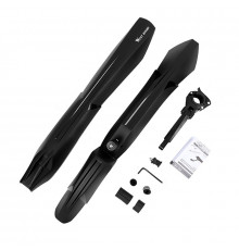 Крыло велосипедное West Biking 0714020 переднее и заднее Black