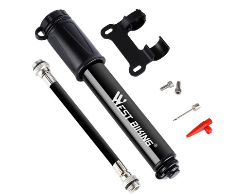 Насос велосипедный West Biking 0711069 Ручной Black
