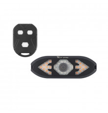 Задний фонарь велосипедный West Biking YP0701301 габаритный с указанием поворотов для велосипеда