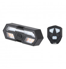 Задний фонарь велосипедный West Biking YP0701314 габаритный с указанием поворотов для велосипеда