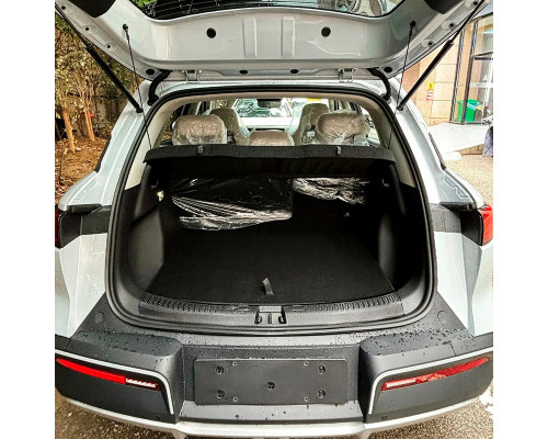 Защитная накладка на порог багажника для автомобиля  BYD Yuan up из углеродного волокна