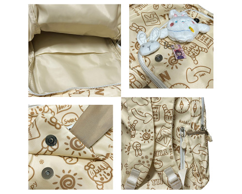 Рюкзак подростковый 230632 Зайка 20L Beige