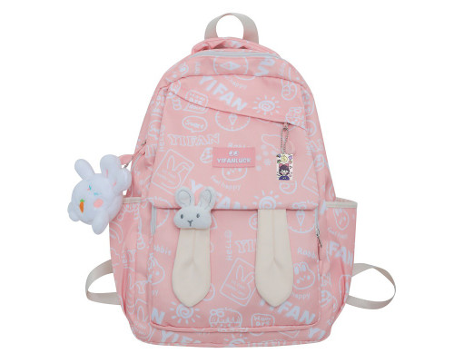 Рюкзак подростковый 230632 Зайка 20L Pink