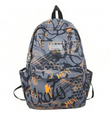 Рюкзак подростковый 8055228 с брелком 20L школьный Orange