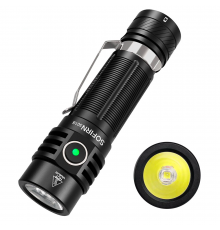 Ліхтарик Sofirn SC18 6500K SST40 IPX8 1800 Lumen black з акумулятором 18650 (1 х 3000мАг)