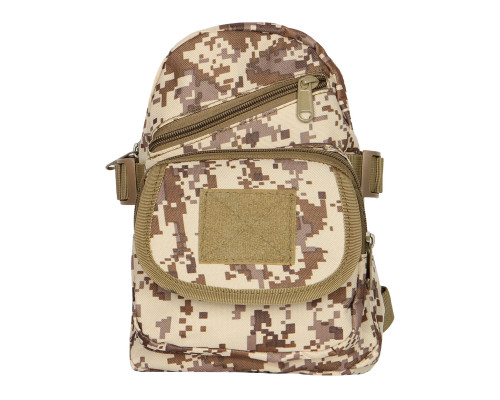 Рюкзак тактический на одно плечо AOKALI Outdoor A31 Sand Pixel