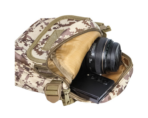 Рюкзак тактический на одно плечо AOKALI Outdoor A31 Sand Pixel