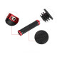 Резиновые грипсы / Велосипедные ручки West Biking 0804004 Black + Red