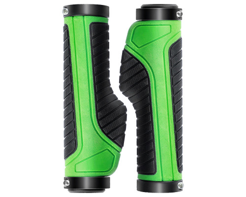 Анатомические Грипсы / Велосипедные ручки West Biking 0804021 Green