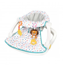 Кресло-сиденье для малыша 68176 шезлонг с игрушками погремушками