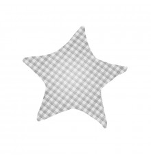 Детская хлопковая подушка AYBB-002 40*40см Звезда в клетку