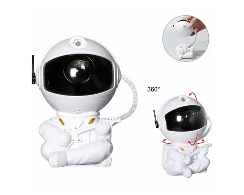 Проектор ночник Астронавт с гитарой HR-F2 звездное небо 7 режимов ДУ White