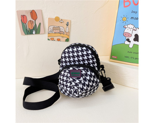 Детская сумка TD-637 через плечо на два отделения с ремешком  Black