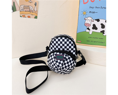 Детская сумка TD-637/1 через плечо на два отделения с ремешком  Black