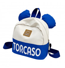 Детский рюкзак TD-620 на одно отделение с ремешком и ушками Blue