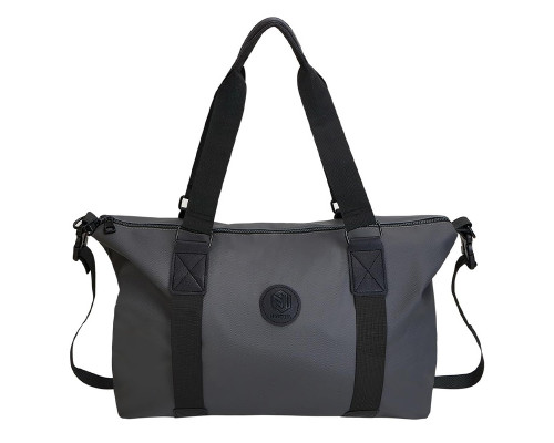 Сумка дорожная 66 спортивная с карманом снаружи с регулируемым плечевым ремнем Gray