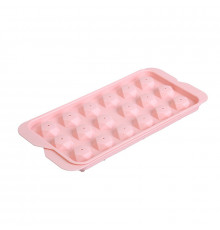 Пластиковая форма для льда 1178 Бриллиант Pink 18 отделений