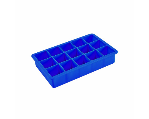 Силиконовая форма для льда CUMENSS AI-807 Cube 15 Blue
