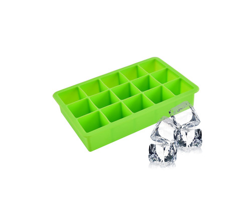Силиконовая форма для льда CUMENSS AI-807 Cube 15 Green