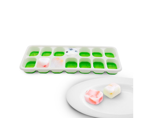 Силиконовая форма для льда CUMENSS AI-814 Cube 14 Green