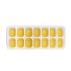Силиконовая форма для льда CUMENSS AI-814 Cube 14 Yellow
