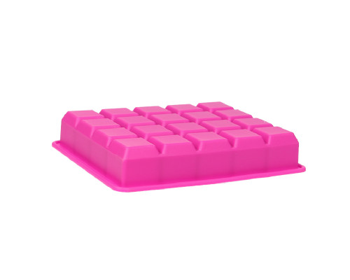 Силиконовая форма для льда CUMENSS AI-820 Cube 20 Pink