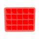 Силиконовая форма для льда CUMENSS AI-820 Cube 20 Red