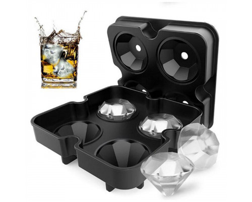 Силиконовая форма для льда CUMENSS Бриллиант Black