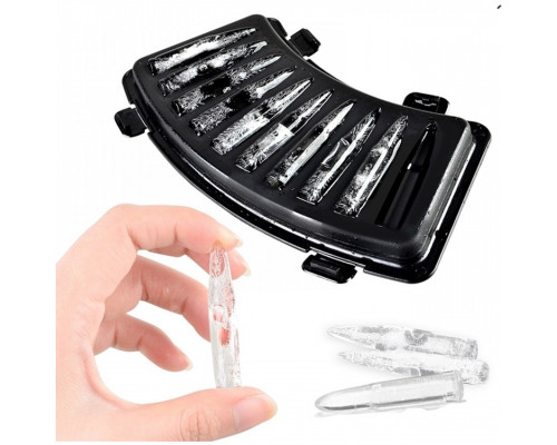 Силиконовая форма для льда CUMENSS Пули АК47 Black