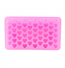 Силиконовая форма для льда CUMENSS Сердце Pink