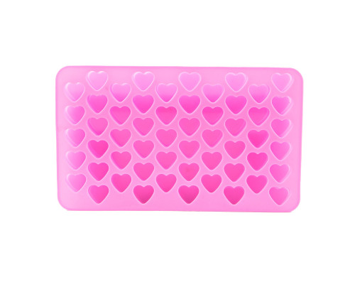 Силиконовая форма для льда CUMENSS Сердце Pink