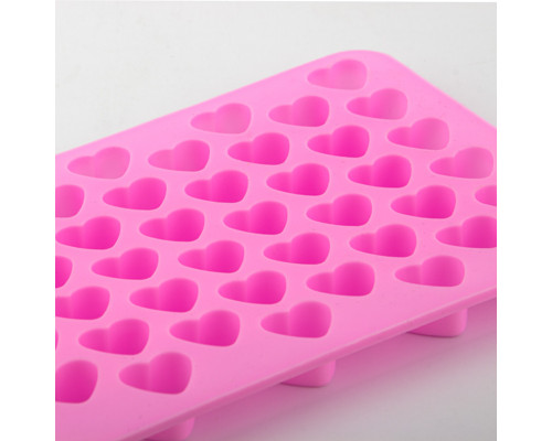 Силиконовая форма для льда CUMENSS Сердце Pink