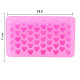 Силиконовая форма для льда CUMENSS Сердце Pink